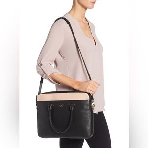 Kate Spade New York 13-inch colorblock leather laptop case ♠️
